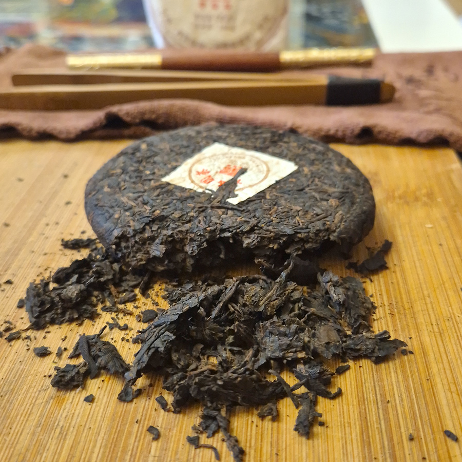 2016 Bingdao Taidi Shu Pu-erh – 100 г пита (Китай) - Image 4